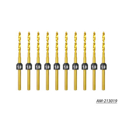 ArrowMax 1,9 mm -10 pcs de forage HSS (2,35 mm) AM -213019