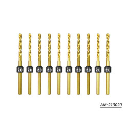 Arrowmax 2.0mm -10 Pcs HSS Drill Bits (2.35mm) AM-213020
