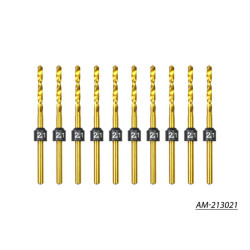 Arrowmax 2.1mm -10 Pcs HSS Drill Bits (2.35mm) AM-213021