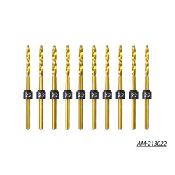 Arrowmax 2.2mm -10 Pcs HSS Drill Bits (2.35mm) AM-213022