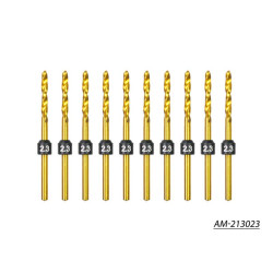 Arrowmax 2.3mm -10 PCS HSS Drill Bits (2.35mm) AM -213023