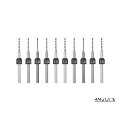 Arrowmax 1.0mm -10 PCS PCB Sungsten Carbide Micro Drill...