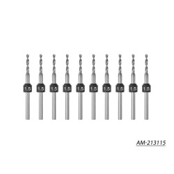 ArrowMax 1,5 mm -10 PCS PCB SUNGSTEN Micro Micro Drill...