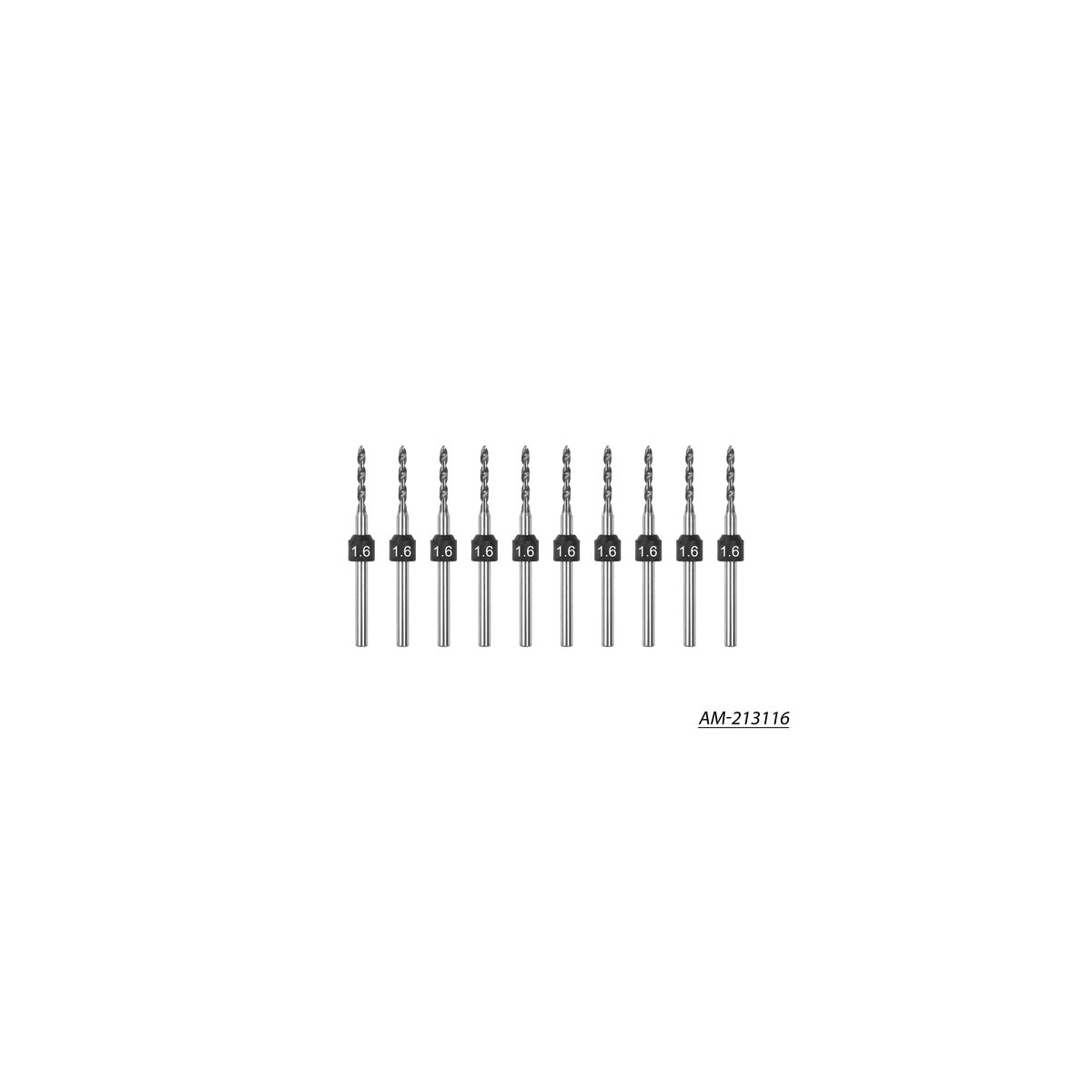 ArrowMax 1,6 mm -10 PCS PCB SUNGSTEN Micro Micro Drill...