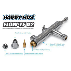 HOBBYNOX FLOW-TF V2 Airbrush Top Feed 0.3/0.5/0.8mm...