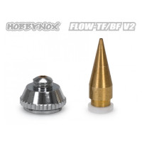 HOBBYNOX FLOW-TF V2 Airbrush Top Feed 0.3/0.5/0.8mm 2/5/13cc 1.8m Hose HN002-20