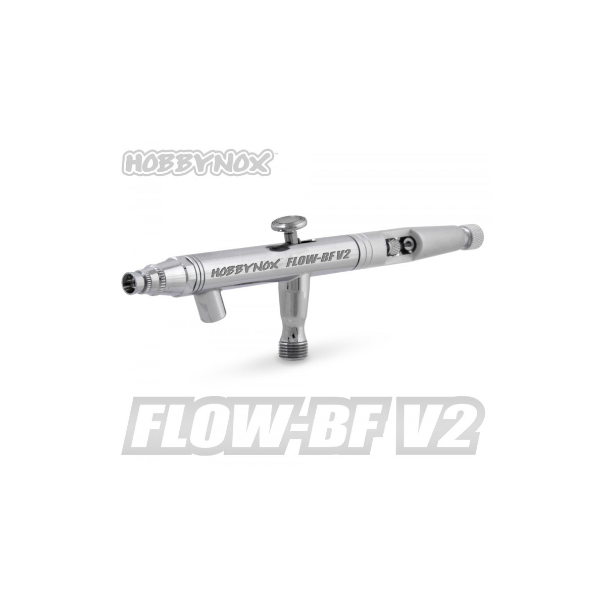 HOBBYNOX FLOW-BF V2 Airbrush Bottom Feed 0.5mm 1.8m Hose...