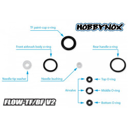 HOBBYNOX FLOW-TF/BF V2 O-Ring Set HN002-23