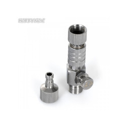 HOBBYNOX Airbrush Quick Coupler MPC G1/8 with two Male...