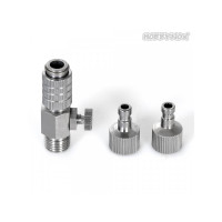 HOBBYNOX Airbrush Quick Coupler MPC G1/8 with two Male Parts HN012-02