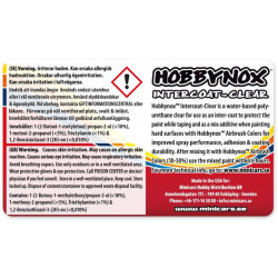 HOBBYNOX Airbrush Lexan Color Intercoat-Clear 2-in-1...