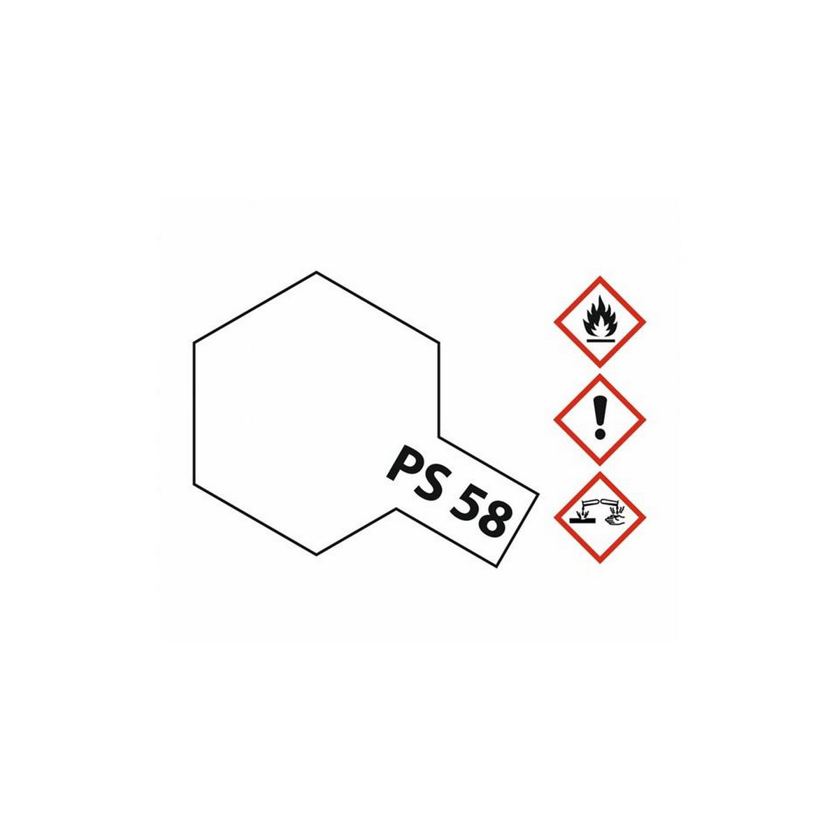Tamiya 86058 PS-58 Perleffekt Klar Polycarbonat 100ml...