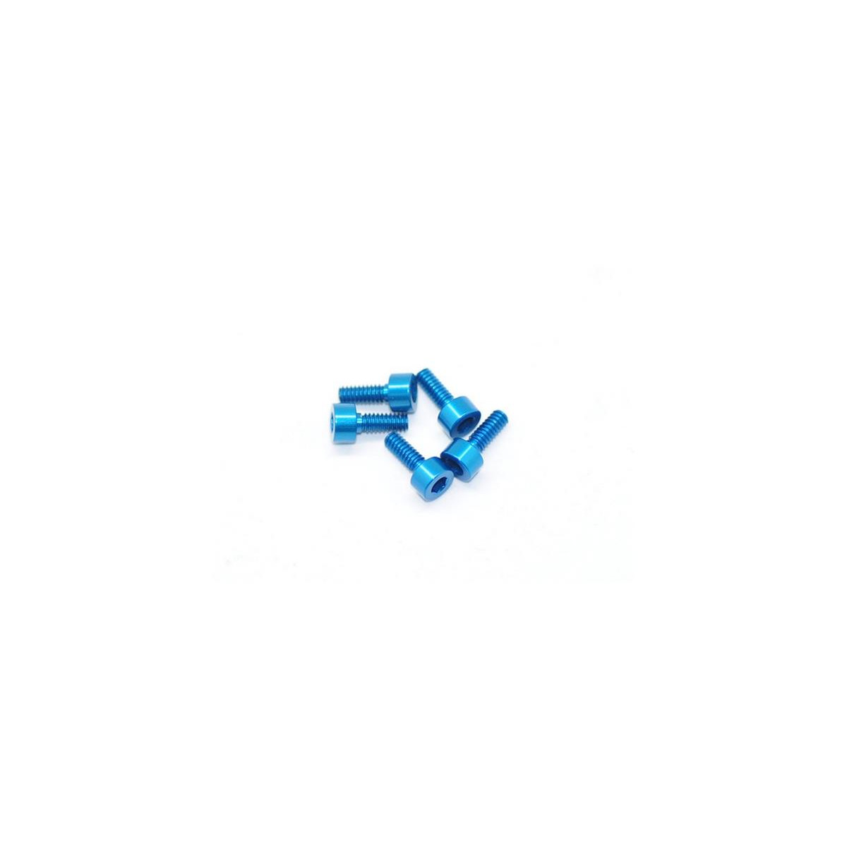 Alu Screw Allen Cilinder Head M2.2X6 Blue (7075) (5)