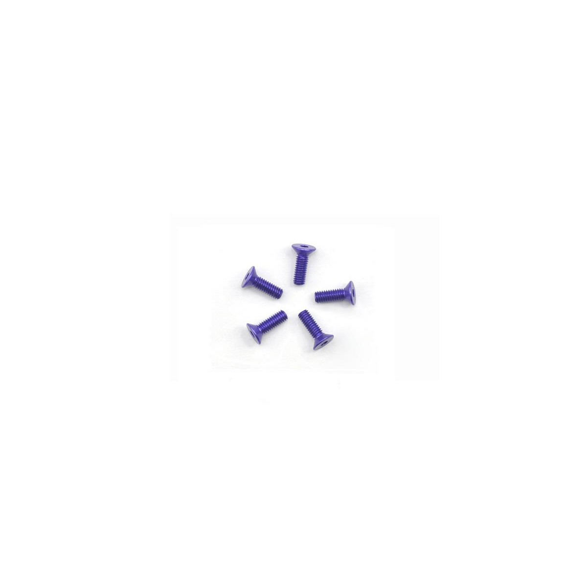 Arrowmax Alu Screw Allen Countersunk M2.5X8 Purple (7075)...