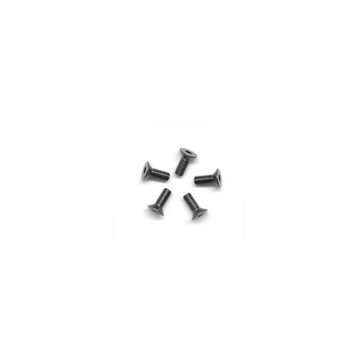 Arrowmax Alu Screw Allen Countersunk M3X8 Gray (7075) (5)...