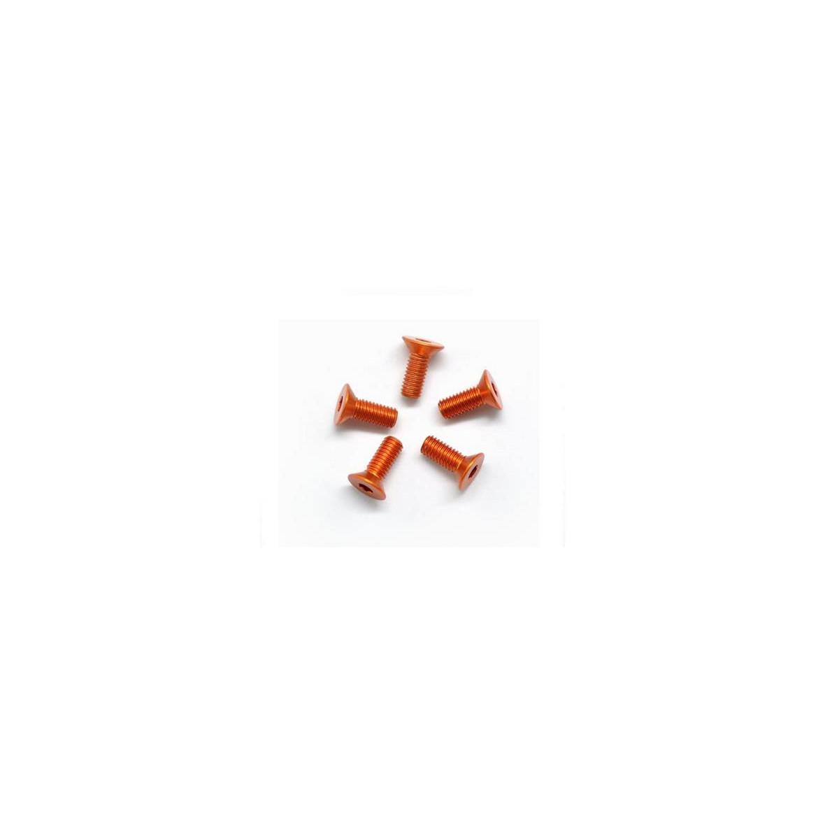 Arrowmax Alu Screw Allen Countersunk M3X8 Orange (7075)...