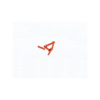 Arrowmax alu vis tous les contre-jaces m3x14 orange (7075) (5) AM-14CS3014-O