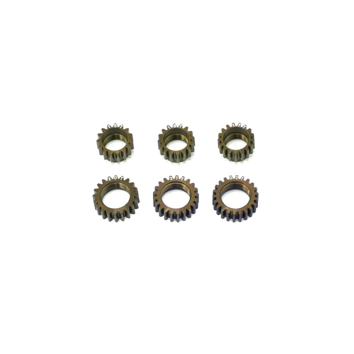 Serpent | Centax-3 gear-pinion alu set wc (6) V2 SER804388