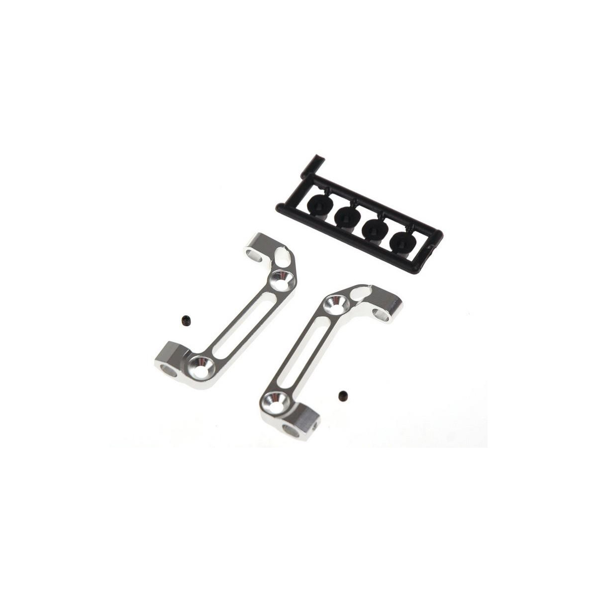 Serpent Susp bracket alu fr upper -1mm (2) SER903161