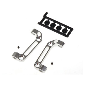 Serpent Susp bracket alu fr upper -1mm (2) SER903161