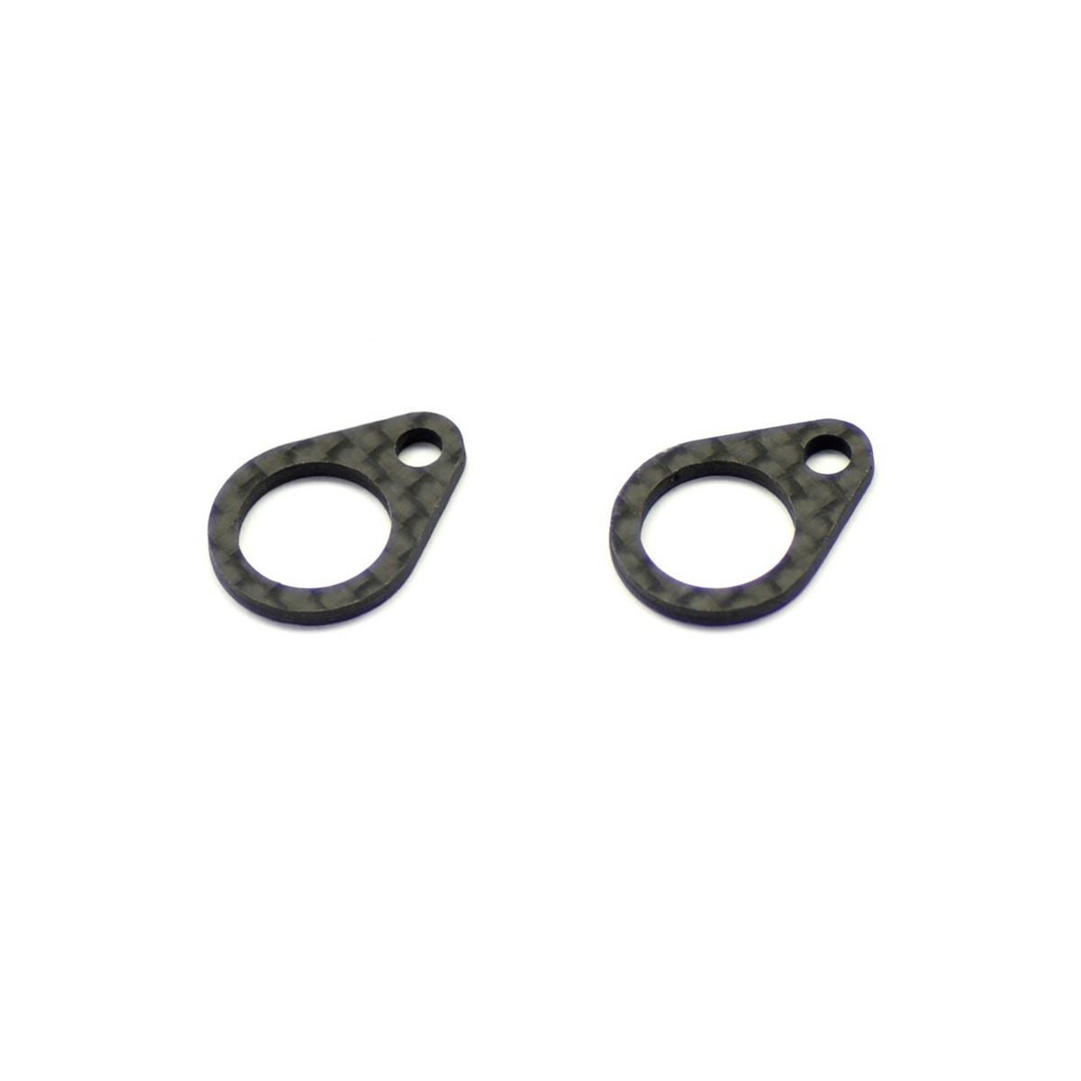 Serpent | Midshaft bearing plate carbon 977E (2) SER904122