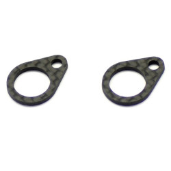 Serpent Midshaft bearing plate carbon 977E (2) SER904122