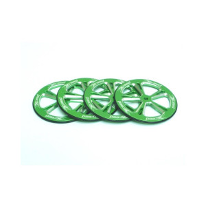 Xceed 103089 Alu Set up wheel for 1/10 On-Road (Green) (4)