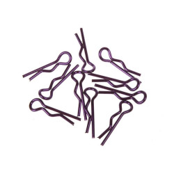 small body clip 1/10 - metallic purple  (10)