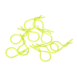 big body clip 1/10 - fluorescent yellow  (10)