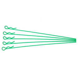extra long body clip 1/10 - fluorescent green (5)