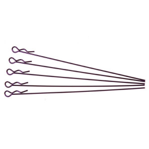 extra long body clip 1/10 - metallic purple (5)
