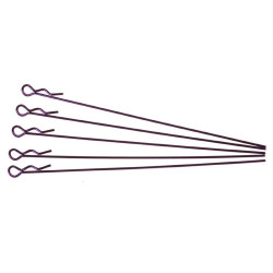 Xceed 103133 extra long body clip 1/10 - metallic purple (5)