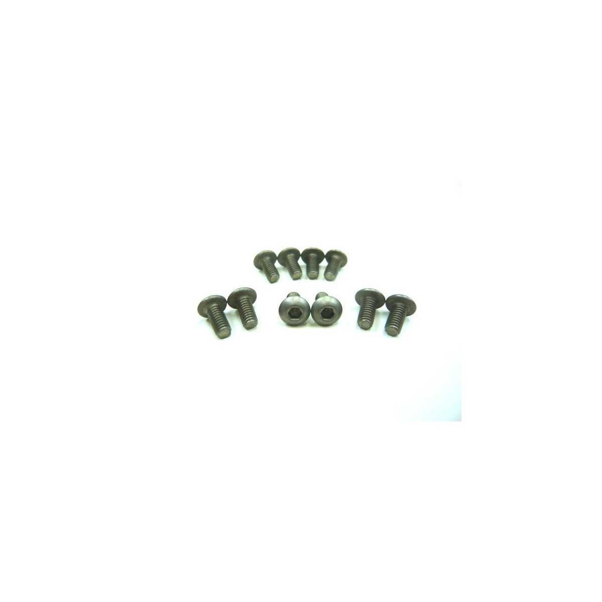 Xceed 103324 Screw titanium RH allen M3x6 (10)