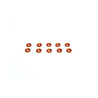 Washer M3 conical alu Orange (10)