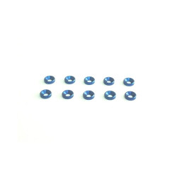 Xceed 103336 Washer M3 conical alu Blue (10)