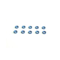 Xceed 103336 Washer M3 conical alu Blue (10)
