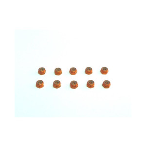 Xceed 103341 Aluminium M4 nylock nut Orange (10)