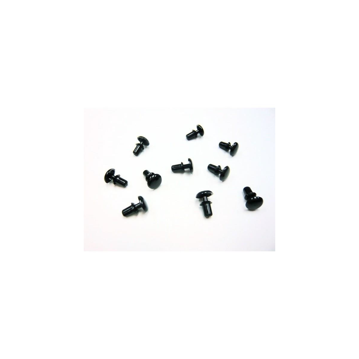 Xceed 104024 Body rivets nylon black (10)