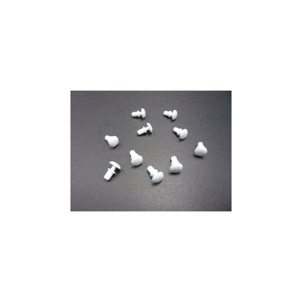 Xceed 104025 Body rivets nylon white (10)