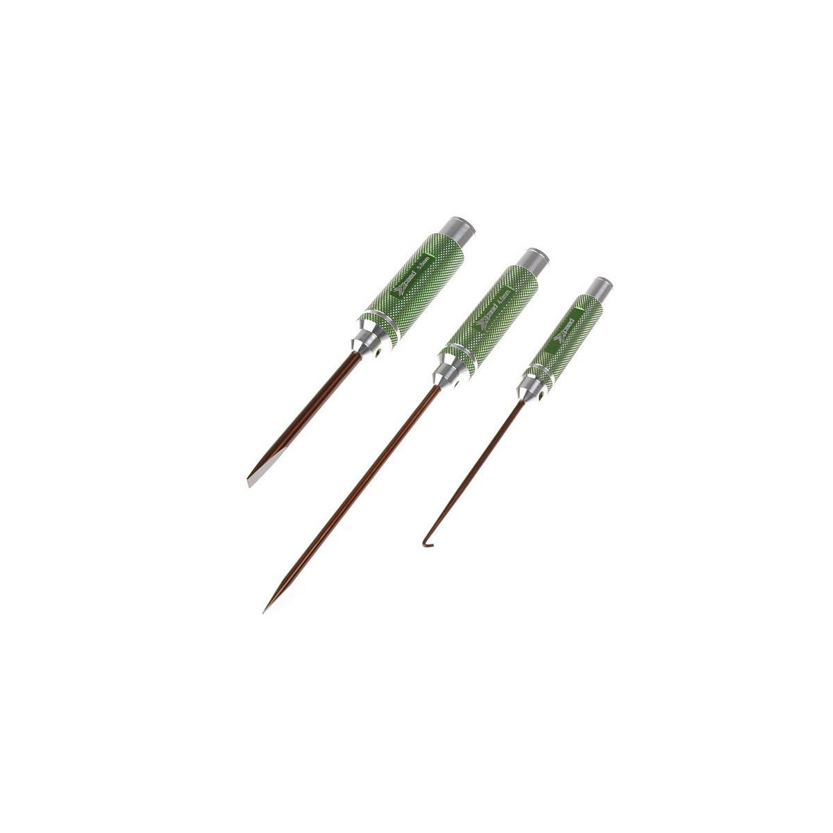 Flat head screwdriver set 4.0 & 5.8 + exhaust spring...