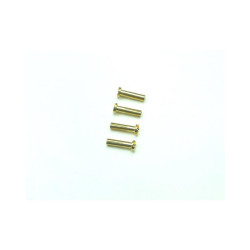Battery solder connector 4mm springtype brass (4)
