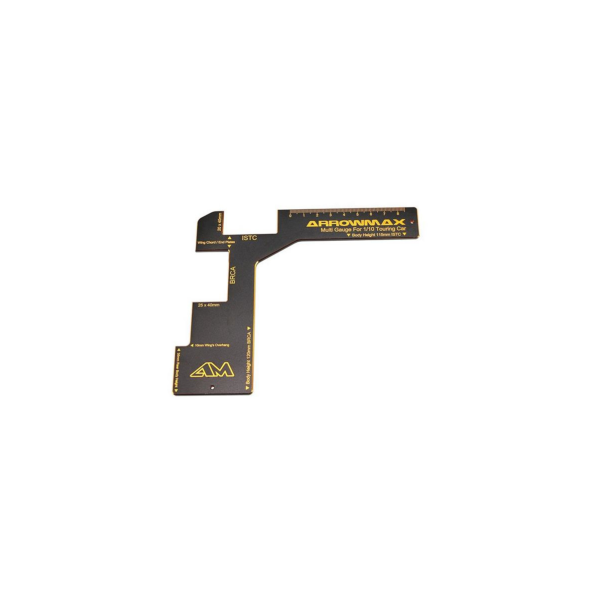 Regulation Gauge For 1/10 Electric Touring Cars Black Golden