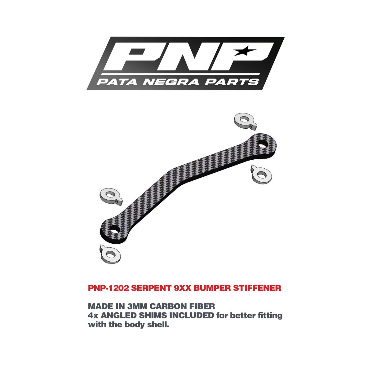 PNP BUMPER STIFFENER SERPENT 990/990EVO PNP-1202