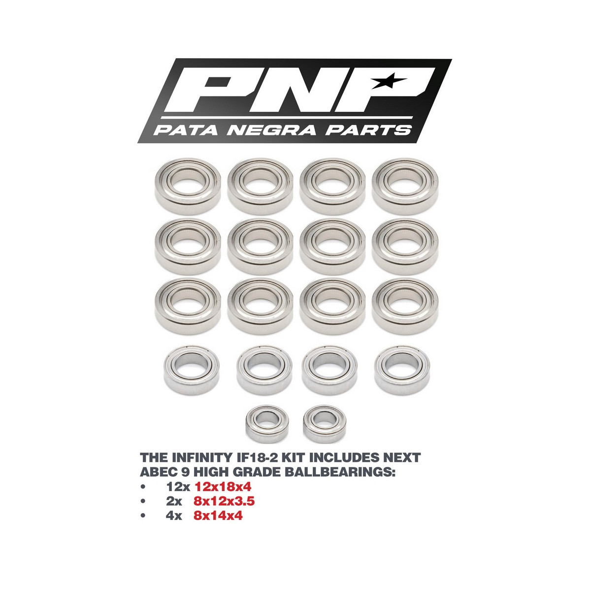 PNP ABEC 9 Transmission Kit INFINITY IF18-2/3 PNP-2101