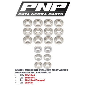 PNP ABEC 9 Transmission Kit MUGEN MRX6-X PNP-2102