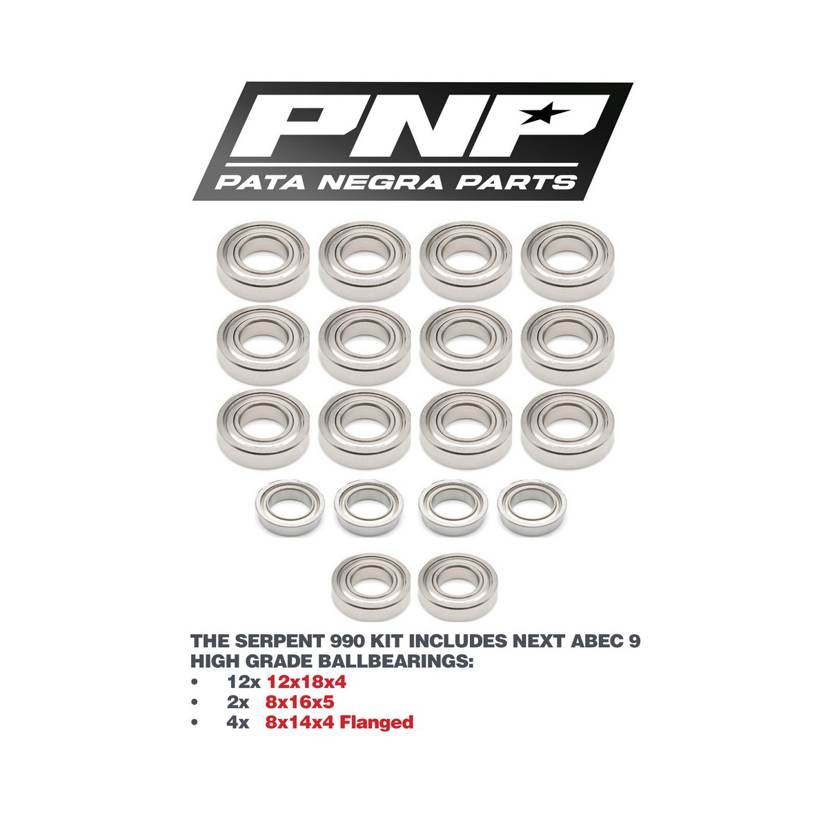 PNP ABEC 9 Transmission Kit SERPENT 990/990EVO PNP-2103