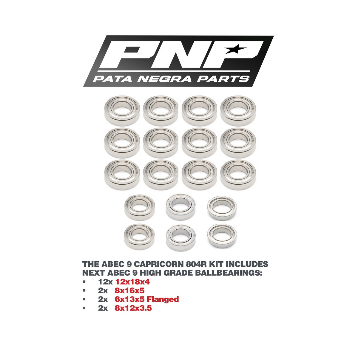 PNP ABEC 9 Transmission Kit CAPRICORN 804R PNP-2104