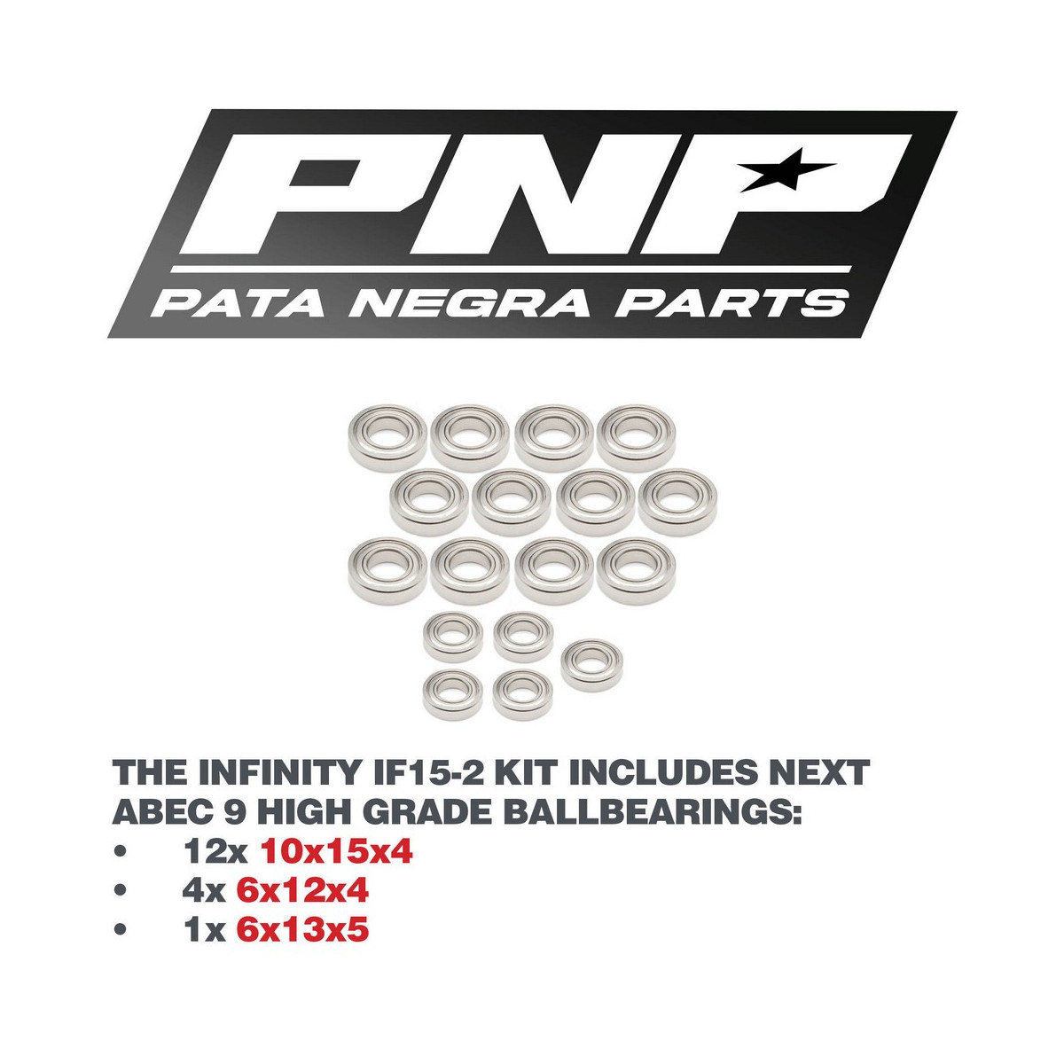 PNP ABEC 9 Transmission Kit IF15-2 PNP-2113