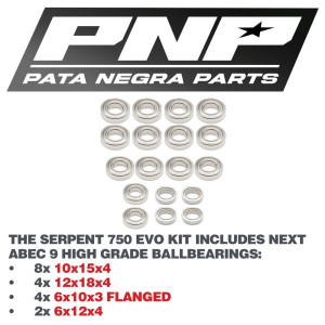 PNP ABEC 9 Transmission Kit SERPENT 750 EVO PNP-2114