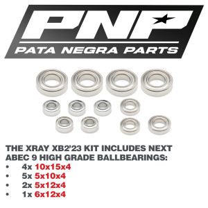 PNP ABEC 9 Transmission Kit XRAY XB224 PNP-2116